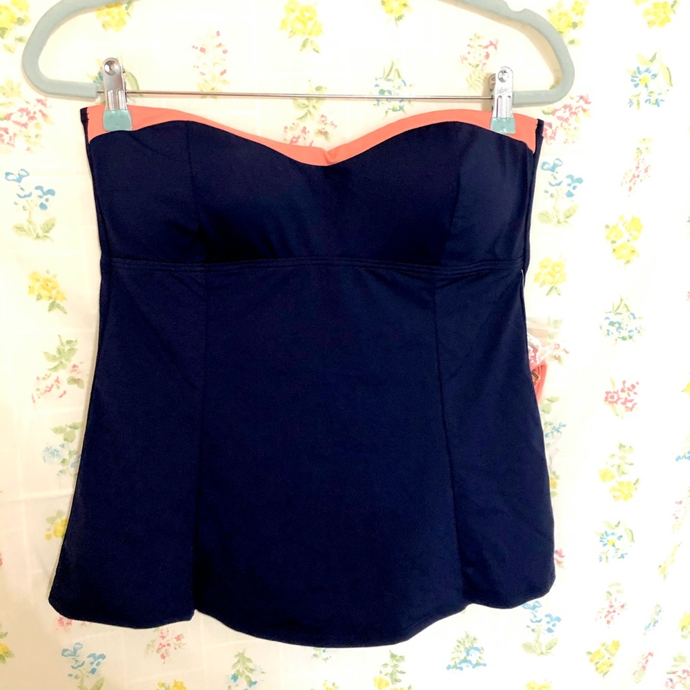 L Tommy Bahama peplum bandeau cup bandeau large